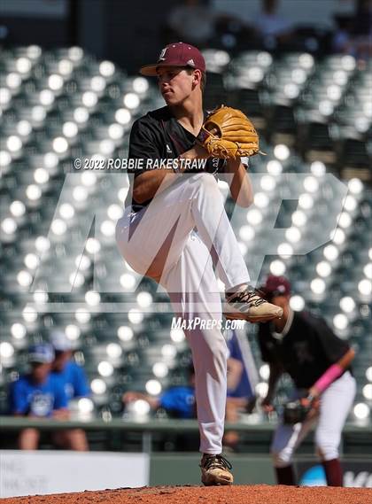 Thumbnail 2 in Gunter vs. London (UIL 3A Baseball Semifinal) photogallery.