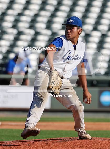 Thumbnail 1 in Gunter vs. London (UIL 3A Baseball Semifinal) photogallery.