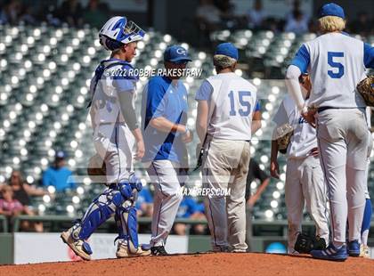 Thumbnail 3 in Gunter vs. London (UIL 3A Baseball Semifinal) photogallery.