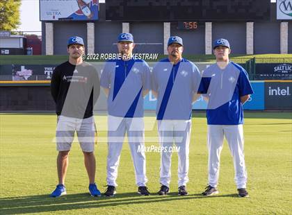 Thumbnail 2 in Gunter vs. London (UIL 3A Baseball Semifinal) photogallery.