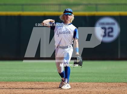 Thumbnail 3 in Gunter vs. London (UIL 3A Baseball Semifinal) photogallery.