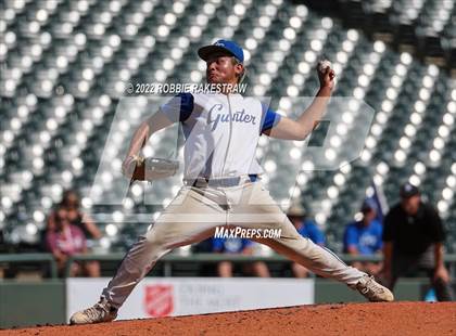 Thumbnail 3 in Gunter vs. London (UIL 3A Baseball Semifinal) photogallery.