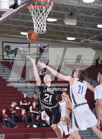 Thumbnail 2 in Saddleback Valley Christian vs. Citrus Valley (Rancho Mirage Holiday Invitational) photogallery.
