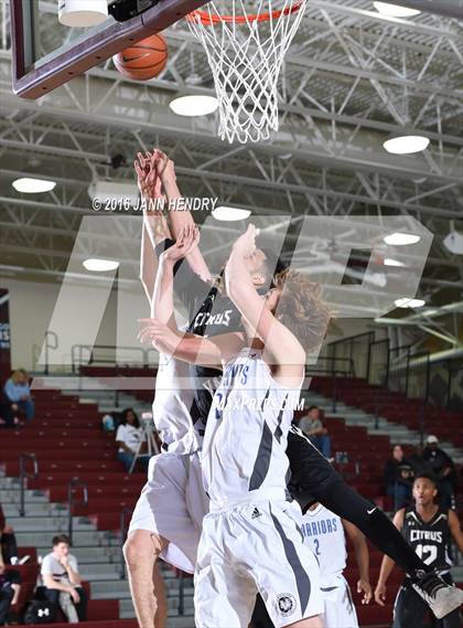 Thumbnail 1 in Saddleback Valley Christian vs. Citrus Valley (Rancho Mirage Holiday Invitational) photogallery.