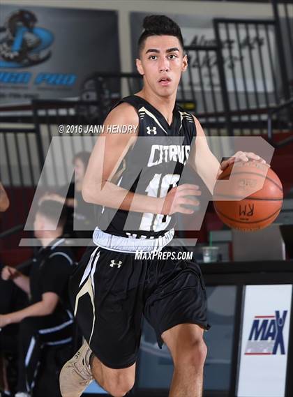 Thumbnail 1 in Saddleback Valley Christian vs. Citrus Valley (Rancho Mirage Holiday Invitational) photogallery.