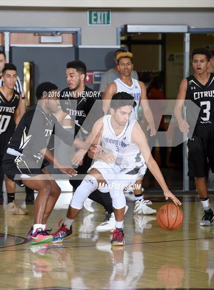 Thumbnail 2 in Saddleback Valley Christian vs. Citrus Valley (Rancho Mirage Holiday Invitational) photogallery.