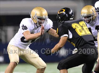 Thumbnail 1 in Klein Oak vs. Notre Dame (Kirk Herbstreit Varsity Football Series) photogallery.