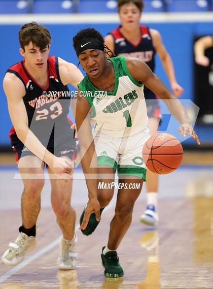 Thumbnail 1 in Wimberley @ Cuero (UIL 4A Bi-District Playoff) photogallery.