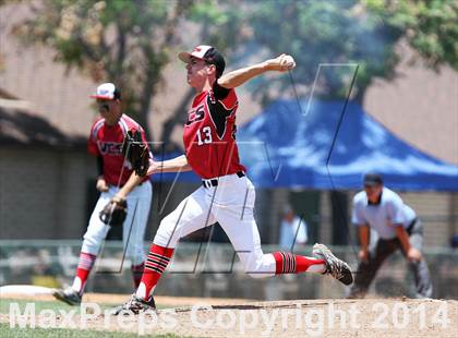 Thumbnail 2 in Village Christian vs. Santa Ynez (CIFSS Division 5 Championship) photogallery.