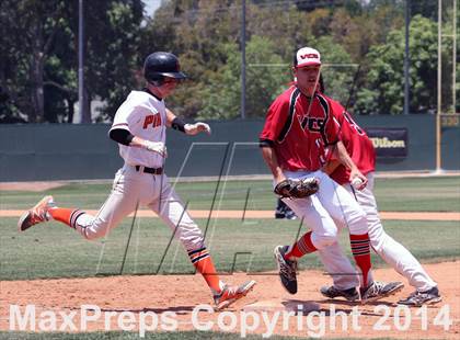 Thumbnail 2 in Village Christian vs. Santa Ynez (CIFSS Division 5 Championship) photogallery.