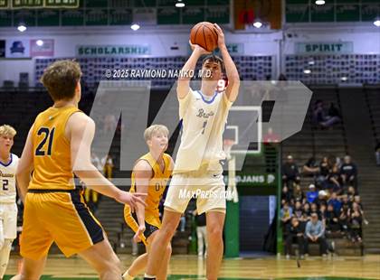 Thumbnail 3 in Delta vs. Fort Wayne Blackhawk Christian (IHSAA 4A New Castle Regional)  photogallery.