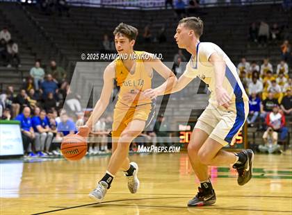 Thumbnail 3 in Delta vs. Fort Wayne Blackhawk Christian (IHSAA 4A New Castle Regional)  photogallery.