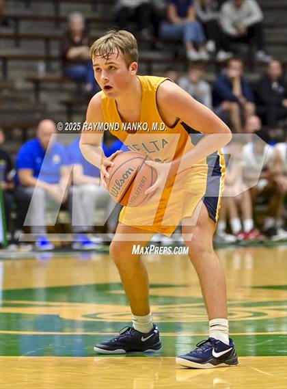 Thumbnail 1 in Delta vs. Fort Wayne Blackhawk Christian (IHSAA 4A New Castle Regional)  photogallery.