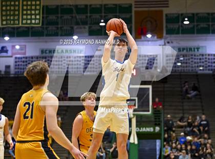 Thumbnail 1 in Delta vs. Fort Wayne Blackhawk Christian (IHSAA 4A New Castle Regional)  photogallery.