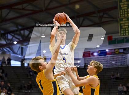 Thumbnail 3 in Delta vs. Fort Wayne Blackhawk Christian (IHSAA 4A New Castle Regional)  photogallery.