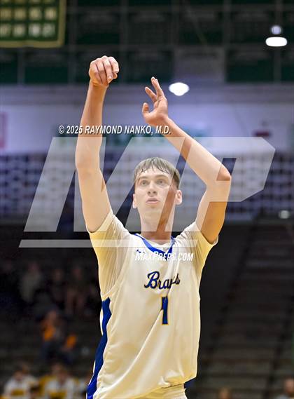 Thumbnail 1 in Delta vs. Fort Wayne Blackhawk Christian (IHSAA 4A New Castle Regional)  photogallery.