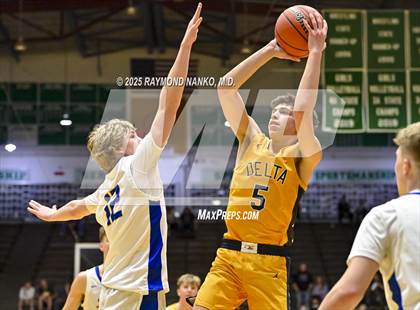 Thumbnail 3 in Delta vs. Fort Wayne Blackhawk Christian (IHSAA 4A New Castle Regional)  photogallery.