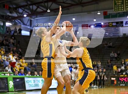 Thumbnail 1 in Delta vs. Fort Wayne Blackhawk Christian (IHSAA 4A New Castle Regional)  photogallery.