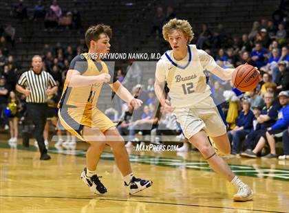 Thumbnail 1 in Delta vs. Fort Wayne Blackhawk Christian (IHSAA 4A New Castle Regional)  photogallery.