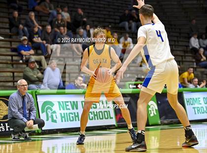 Thumbnail 1 in Delta vs. Fort Wayne Blackhawk Christian (IHSAA 4A New Castle Regional)  photogallery.