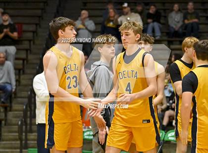 Thumbnail 2 in Delta vs. Fort Wayne Blackhawk Christian (IHSAA 4A New Castle Regional)  photogallery.