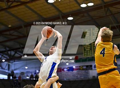 Thumbnail 2 in Delta vs. Fort Wayne Blackhawk Christian (IHSAA 4A New Castle Regional)  photogallery.
