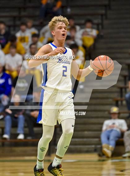 Thumbnail 1 in Delta vs. Fort Wayne Blackhawk Christian (IHSAA 4A New Castle Regional)  photogallery.
