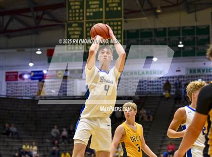 Thumbnail 3 in Delta vs. Fort Wayne Blackhawk Christian (IHSAA 4A New Castle Regional)  photogallery.