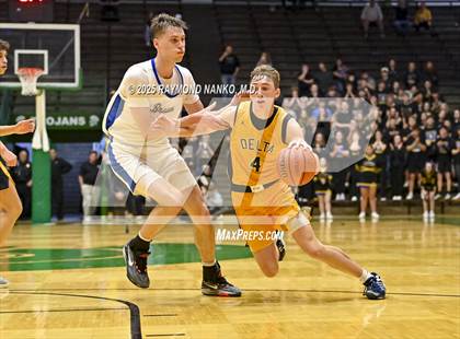 Thumbnail 2 in Delta vs. Fort Wayne Blackhawk Christian (IHSAA 4A New Castle Regional)  photogallery.