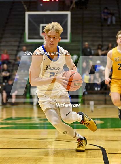 Thumbnail 3 in Delta vs. Fort Wayne Blackhawk Christian (IHSAA 4A New Castle Regional)  photogallery.