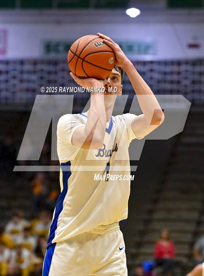 Thumbnail 1 in Delta vs. Fort Wayne Blackhawk Christian (IHSAA 4A New Castle Regional)  photogallery.