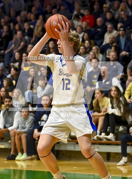 Thumbnail 1 in Delta vs. Fort Wayne Blackhawk Christian (IHSAA 4A New Castle Regional)  photogallery.