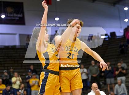 Thumbnail 3 in Delta vs. Fort Wayne Blackhawk Christian (IHSAA 4A New Castle Regional)  photogallery.