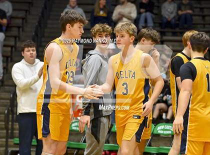 Thumbnail 2 in Delta vs. Fort Wayne Blackhawk Christian (IHSAA 4A New Castle Regional)  photogallery.