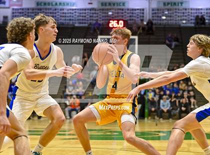 Thumbnail 2 in Delta vs. Fort Wayne Blackhawk Christian (IHSAA 4A New Castle Regional)  photogallery.