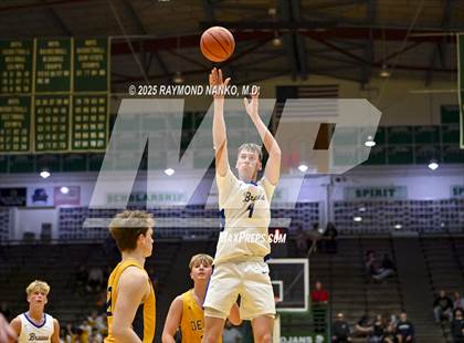 Thumbnail 1 in Delta vs. Fort Wayne Blackhawk Christian (IHSAA 4A New Castle Regional)  photogallery.