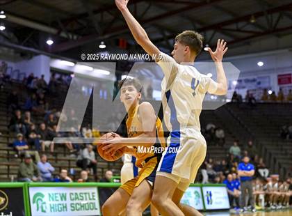 Thumbnail 2 in Delta vs. Fort Wayne Blackhawk Christian (IHSAA 4A New Castle Regional)  photogallery.