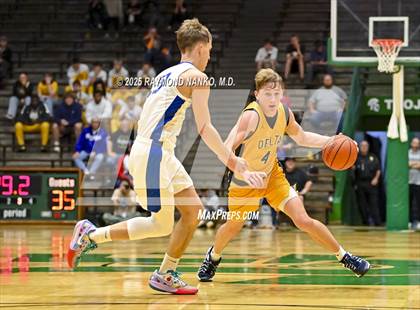 Thumbnail 1 in Delta vs. Fort Wayne Blackhawk Christian (IHSAA 4A New Castle Regional)  photogallery.