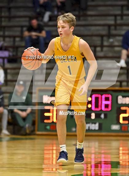 Thumbnail 1 in Delta vs. Fort Wayne Blackhawk Christian (IHSAA 4A New Castle Regional)  photogallery.