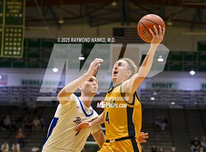 Thumbnail 1 in Delta vs. Fort Wayne Blackhawk Christian (IHSAA 4A New Castle Regional)  photogallery.