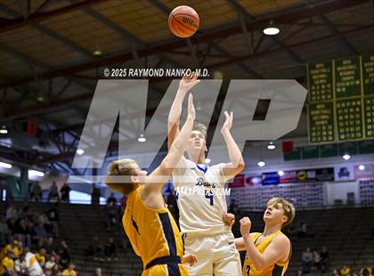 Thumbnail 3 in Delta vs. Fort Wayne Blackhawk Christian (IHSAA 4A New Castle Regional)  photogallery.