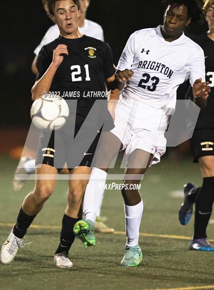 Thumbnail 3 in Brighton @ McQuaid Jesuit (NYSPHSAA Section 5 Class A Final) photogallery.