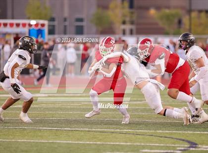 Thumbnail 3 in Crimson Cliffs vs. Desert Hills (UHSAA 4A Quarterfinal Playoff) photogallery.