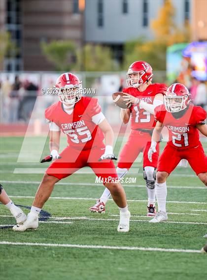 Thumbnail 2 in Crimson Cliffs vs. Desert Hills (UHSAA 4A Quarterfinal Playoff) photogallery.