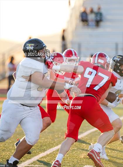 Thumbnail 3 in Crimson Cliffs vs. Desert Hills (UHSAA 4A Quarterfinal Playoff) photogallery.