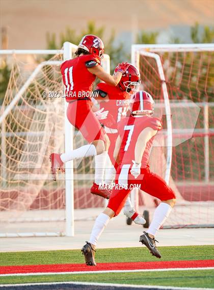 Thumbnail 1 in Crimson Cliffs vs. Desert Hills (UHSAA 4A Quarterfinal Playoff) photogallery.