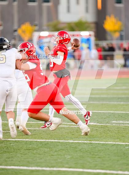 Thumbnail 1 in Crimson Cliffs vs. Desert Hills (UHSAA 4A Quarterfinal Playoff) photogallery.
