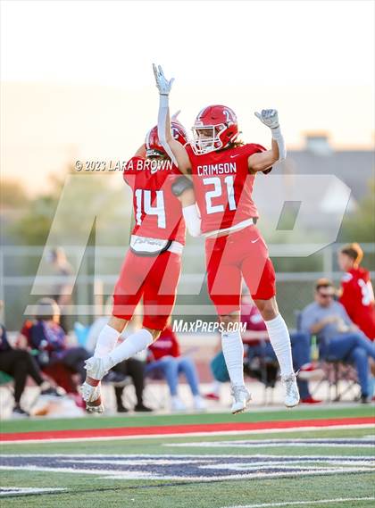 Thumbnail 3 in Crimson Cliffs vs. Desert Hills (UHSAA 4A Quarterfinal Playoff) photogallery.