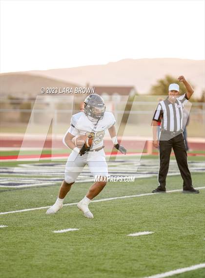 Thumbnail 3 in Crimson Cliffs vs. Desert Hills (UHSAA 4A Quarterfinal Playoff) photogallery.