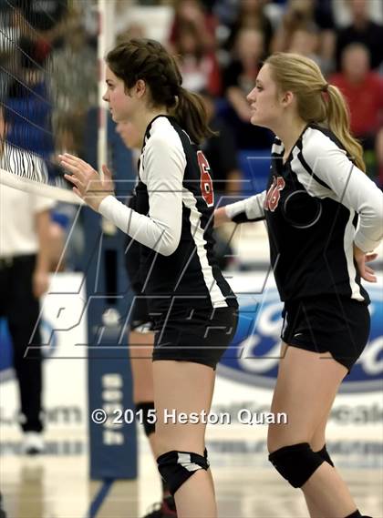 Thumbnail 2 in Upland Christian Academy vs. Santa Clarita Christian (CIF-SS D5AA Final) photogallery.